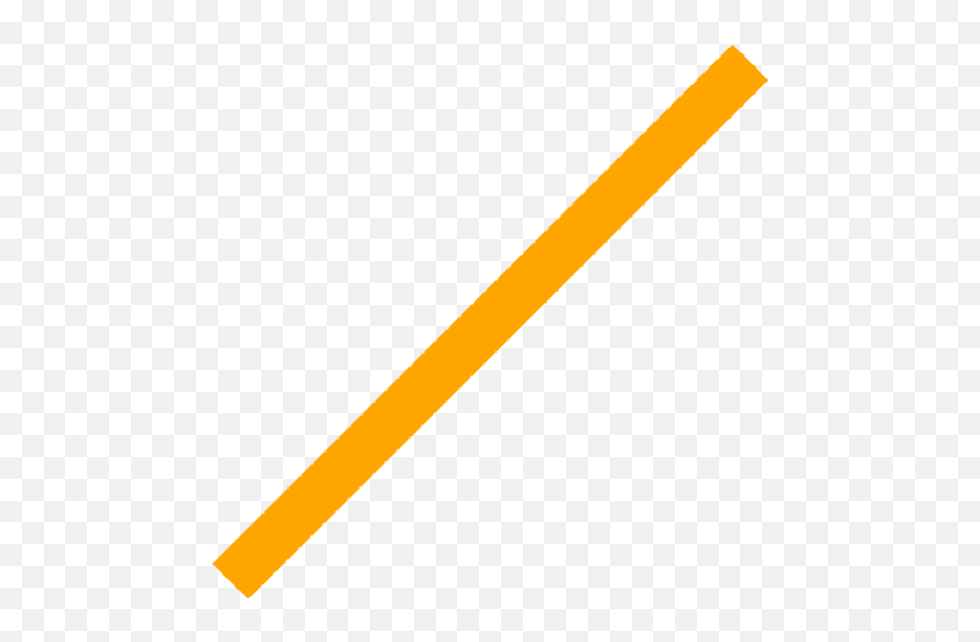 Orange Line 2 Icon Yellow Color Pencil Png,Orange Line Png free transparent png images