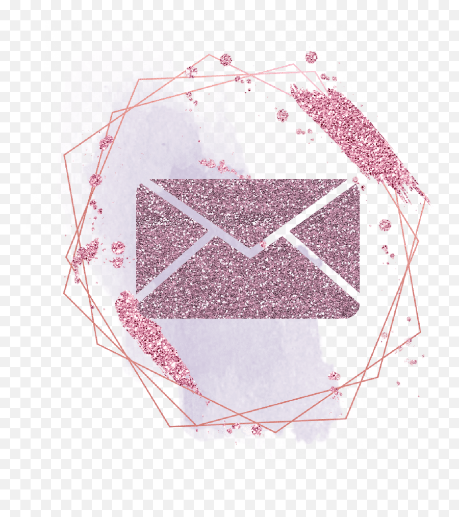 Icon Email Message Sticker Email Pink Glitter Icon Png,Pink Phone