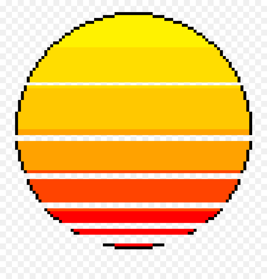 Retro Sun Sun Pixel Art Transparent png free transparent png images