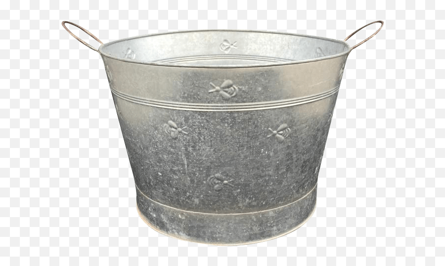 Silver Drinks Tub Full Size Png Download Seekpng Bucket,Tub Png