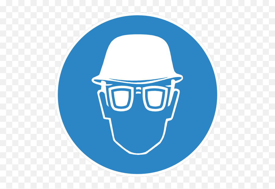 Head And Eye Protection Sign Png Icon free transparent