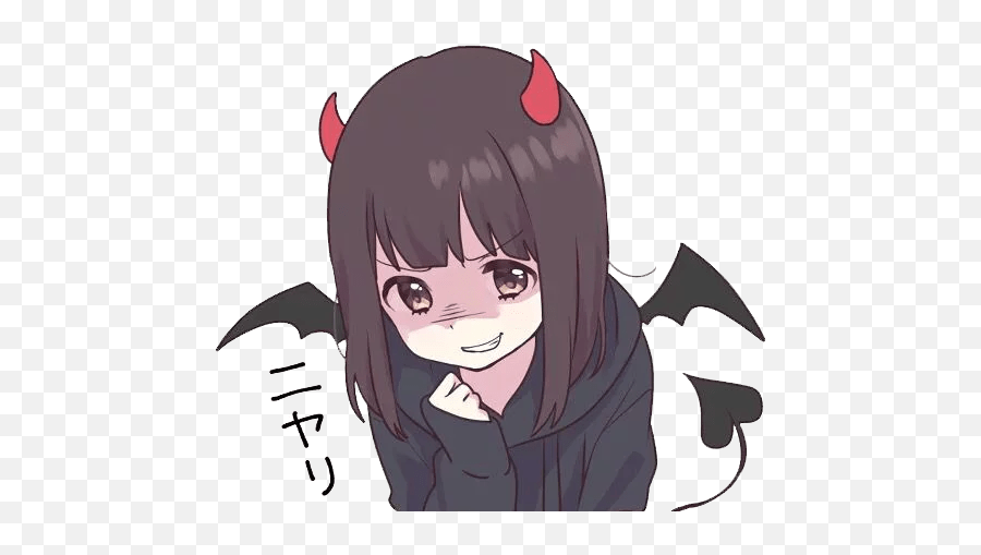 Telegram Sticker Cute Anime Girl Sticker Png,Cute Anime Girl Transparent free transparent
