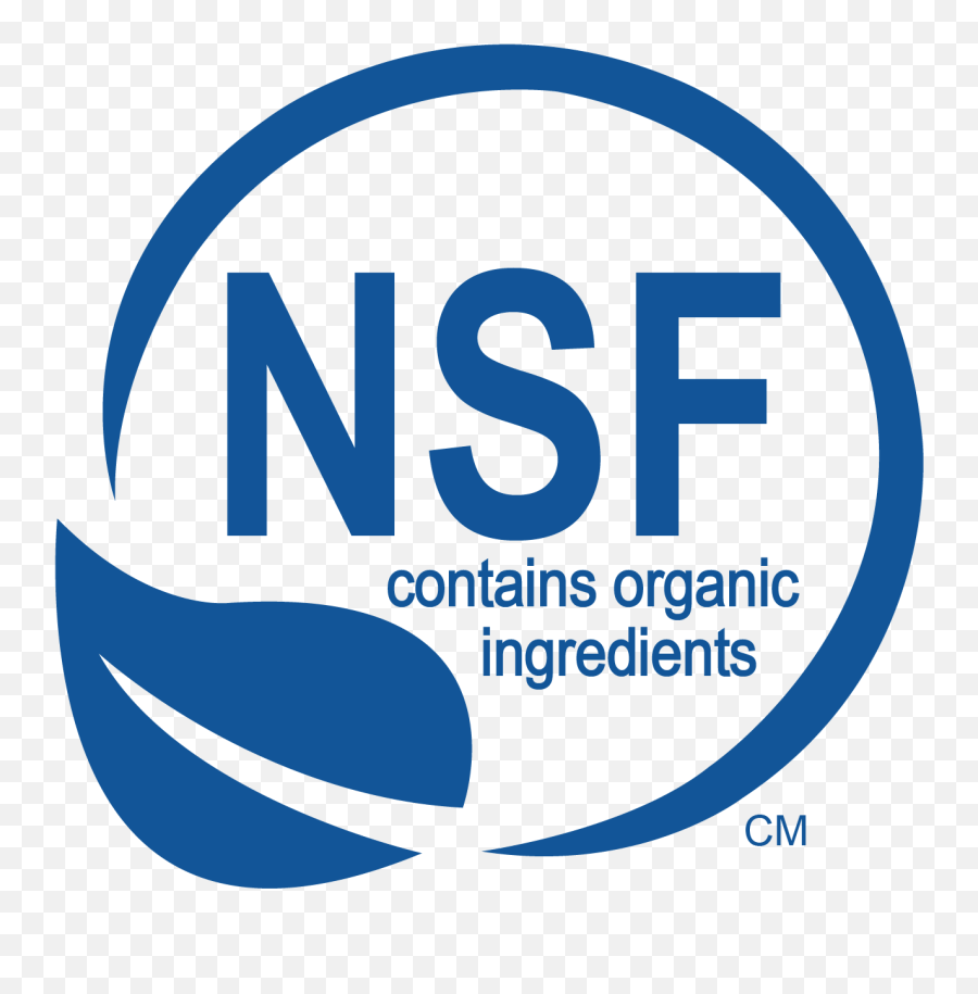 Download Hd Nsf Component Logo Png Nsf Contains Organic Ingredients