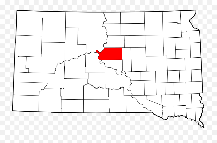 Dateimap Of South Dakota Highlighting Sully Countysvg Oglala Lakota