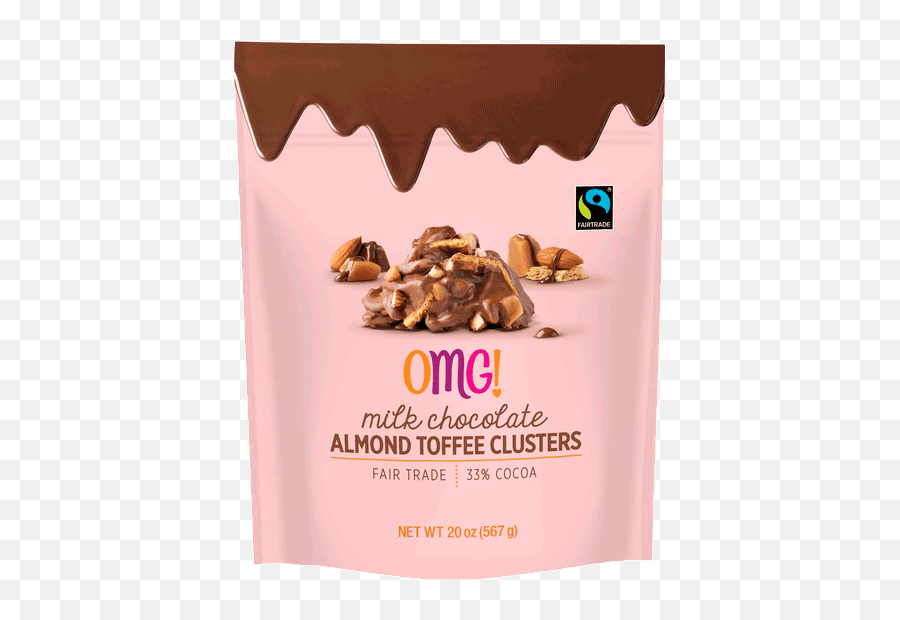 Omg Milk Chocolate Almond Toffee Clusters 20 Oz Chocolate Graham Clusters Costco Png,Omg