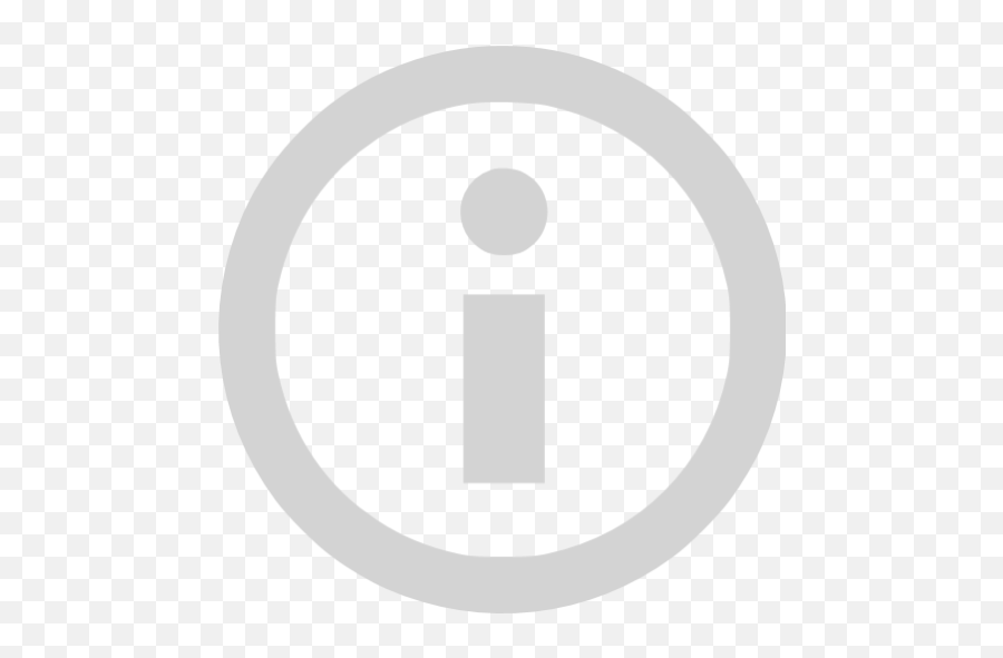 Light Gray Info 2 Icon Free Light Gray Info Icons Info White Icon Png,Instruction Manual Icon