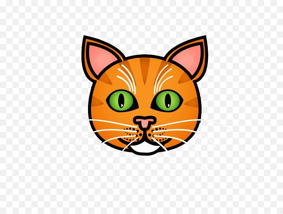 Orange Cat Nose Png Download Nariz De Gato Dibujo,Cat Nose Png free