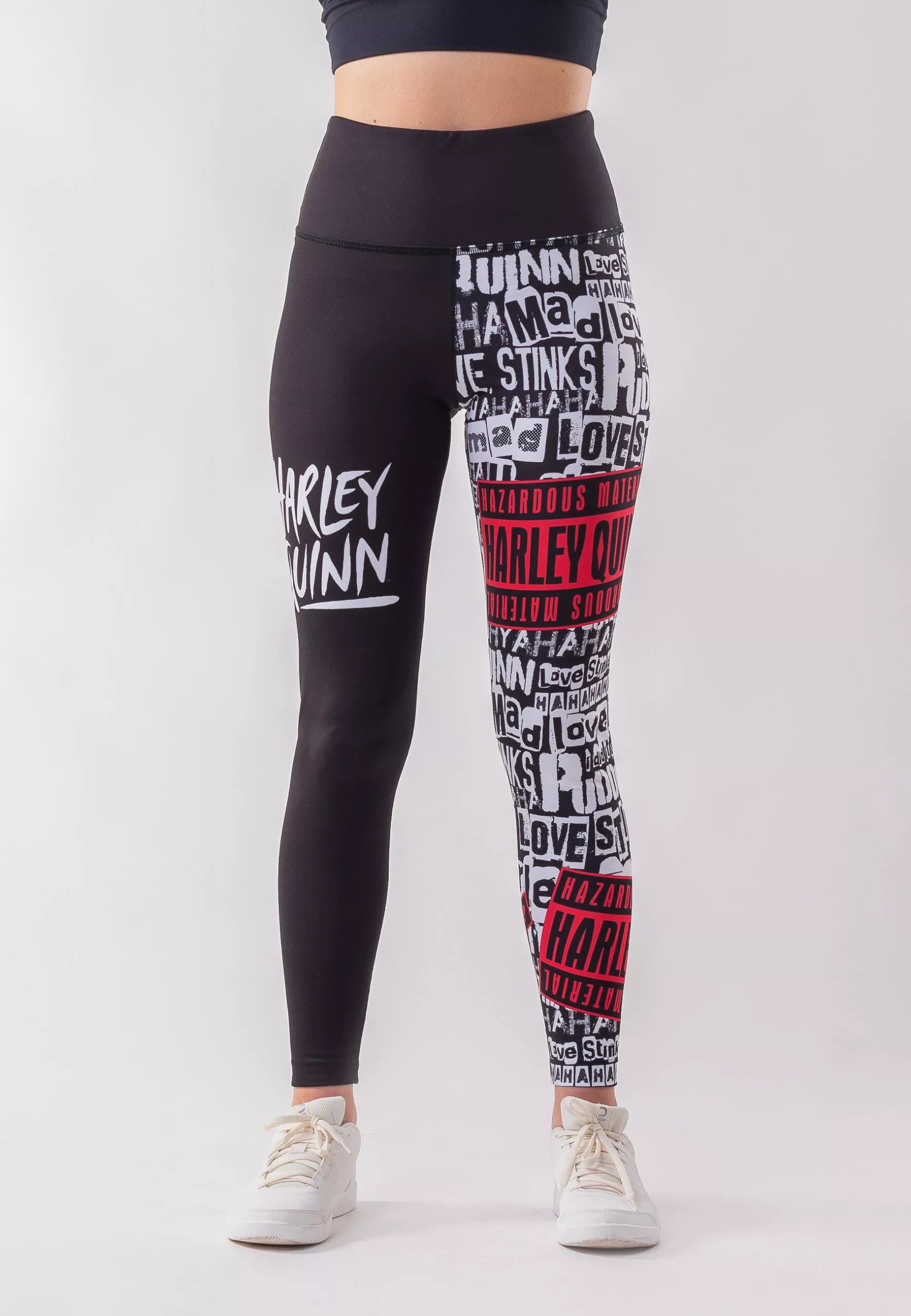 ZOE HARLEY QUINN MAD LOVE LEGGINGS, ZOE