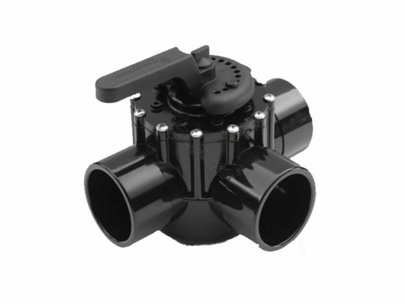 POOL360 12/CS 2"2.5" 3PORT CPVC SOLAR VALVE W/ DRAINDOWN
