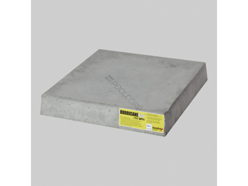 POOL360 36"X36"X4" HURRICANE EQUIPMENT PAD