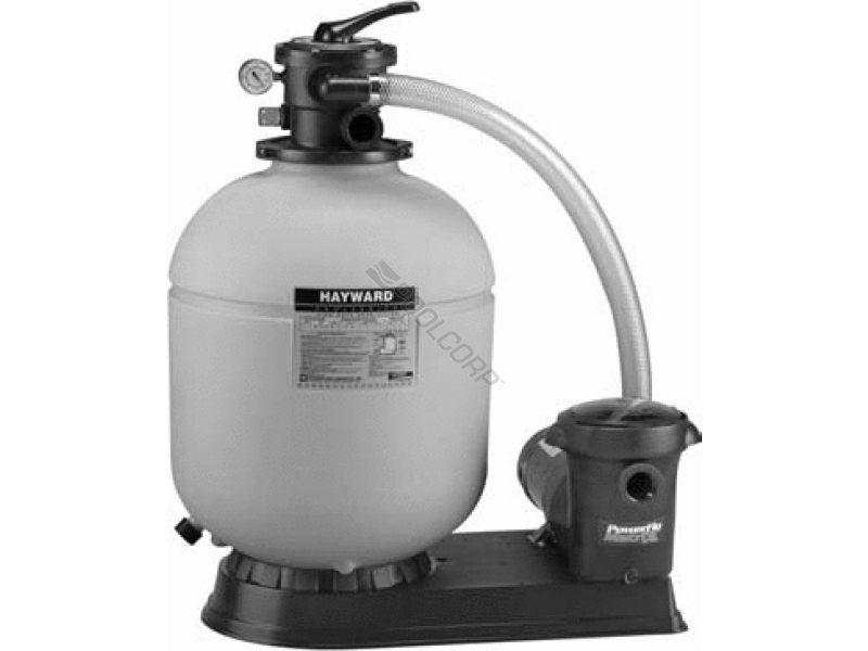 POOL360 19" 1.5HP 1.8SQF PRO HIR SAND SYS W/ LID & TWL