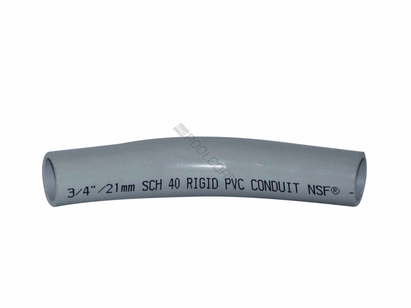 POOL360 EE1545 .75" SWEEP 45 DEG CONDUIT PVC