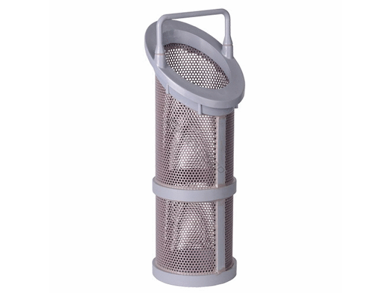 POOL360 - 1/8 PERF PVC BASKET 8" BASKET STRAINER