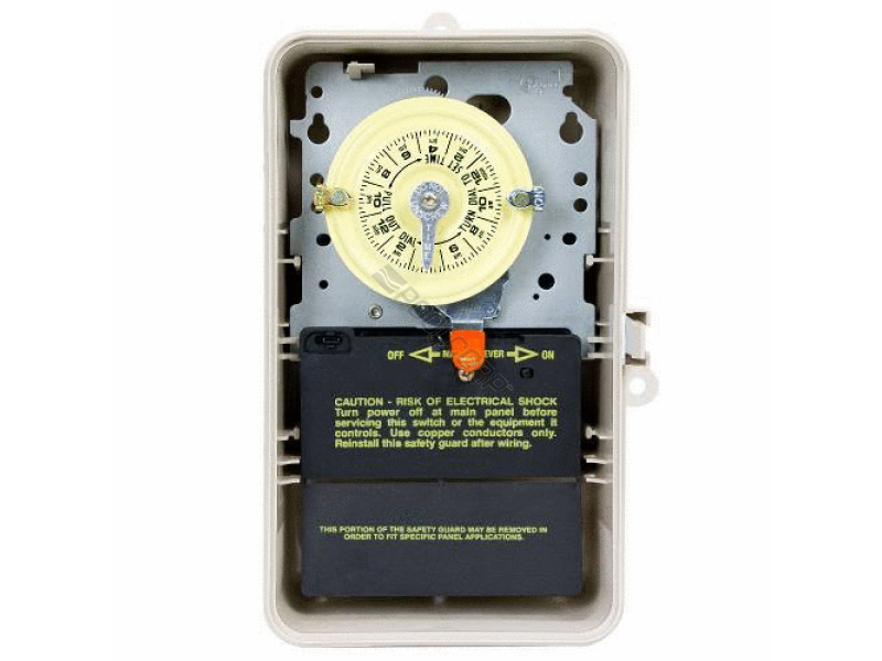 POOL360 120V SPST OUTDOOR MECHANICAL TIMER PLASTIC BOX