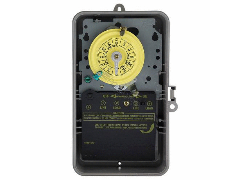 POOL360 240V DPST OUTDOOR MECHANICAL TIMER PLASTIC BOX