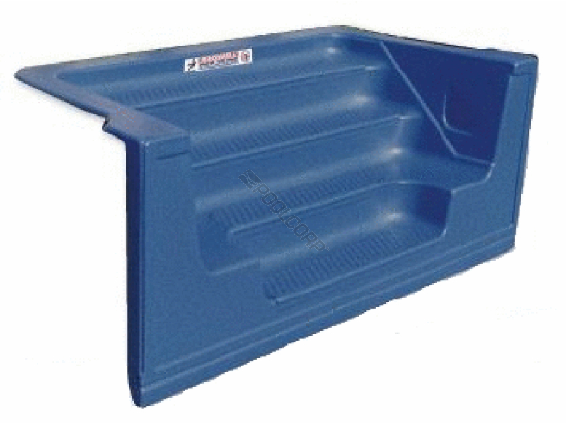 POOL360 NEW BLUE GRANITE 8' STR SIT N STEP CTLVR STEP