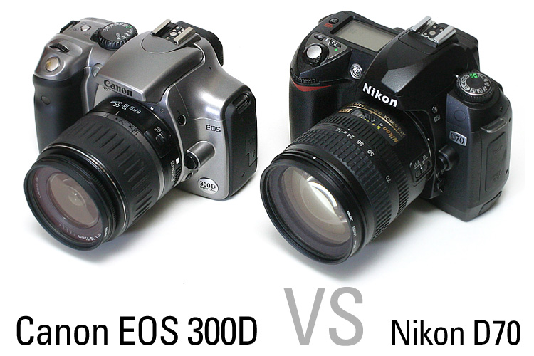 Nikon D70 VS Canon EOS 300D 1편 팝코넷 디지털카메라 리뷰