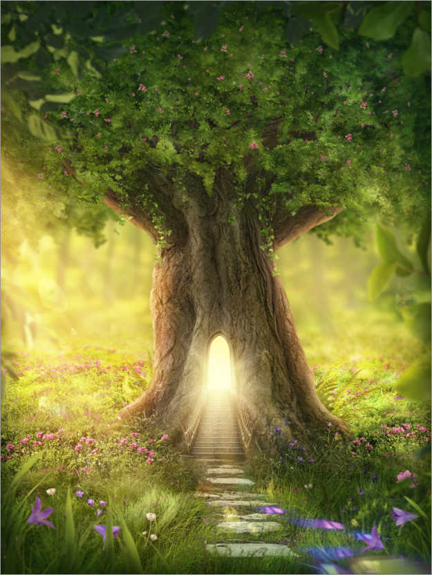 ‘Magic Tree’ by Elena Schweitzer as a print or poster Posterlounge