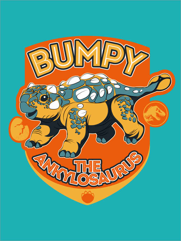 Posters et tableaux de « Bumpy the ankylosaurus » d'Universal Studios
