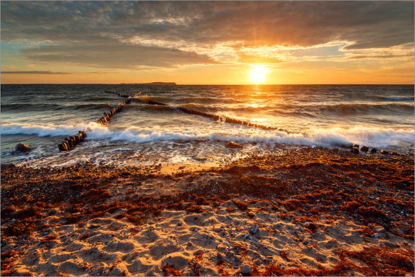 Posters et tableaux de Coucher de soleil sur l'île de