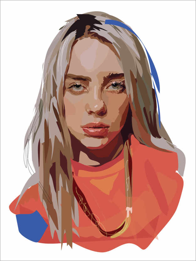 Billie Eilish av Anna McKay Posterlounge.se