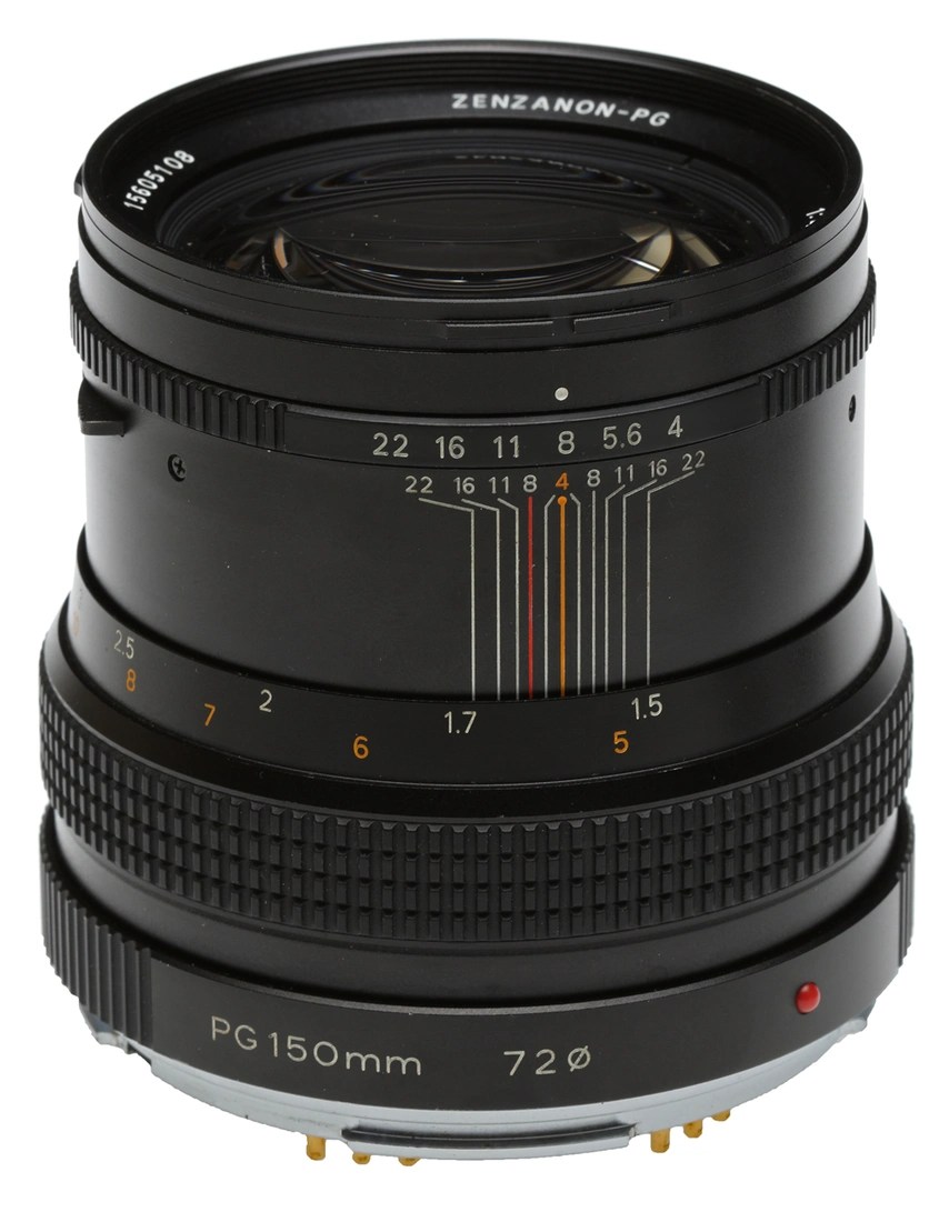 Zenza Bronica GS1 PG 150mm f/4 Short Tele Portrait Lens With Both Caps