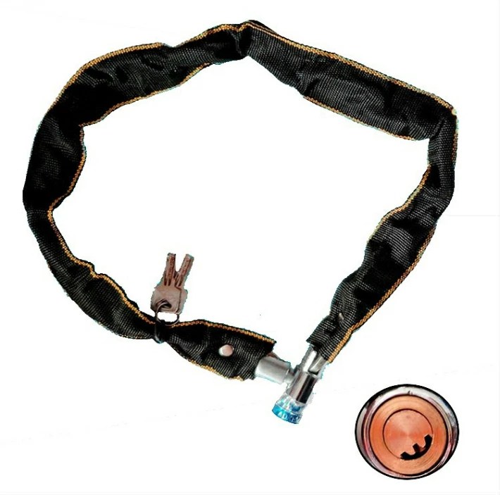 【楽天市場】バイク 自転車用 チェーンロック 鍵2本付属 傷付防止 チェーン長約100cm：PLOTONE 楽天市場店