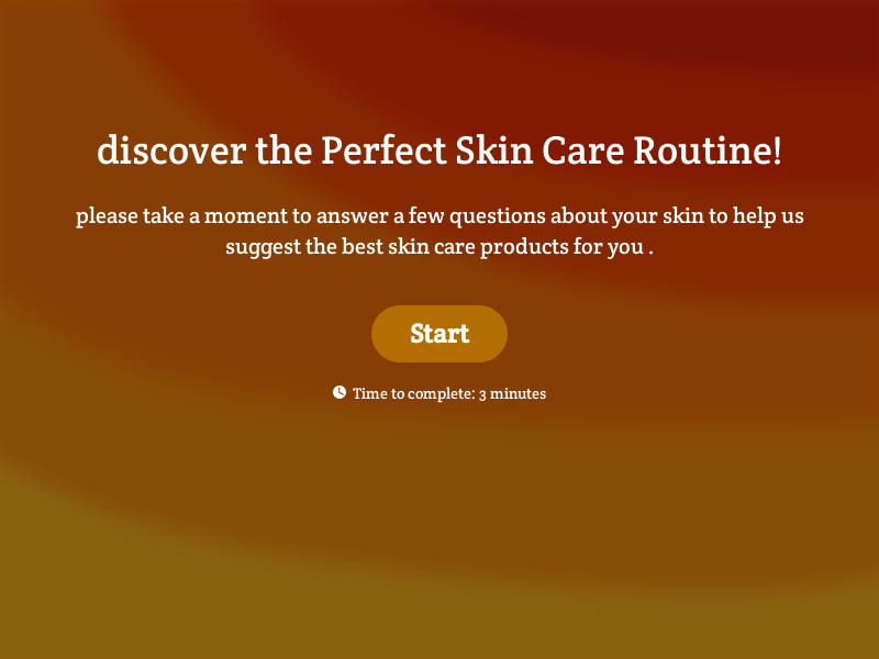 Skin Care Questionnaire Responsly