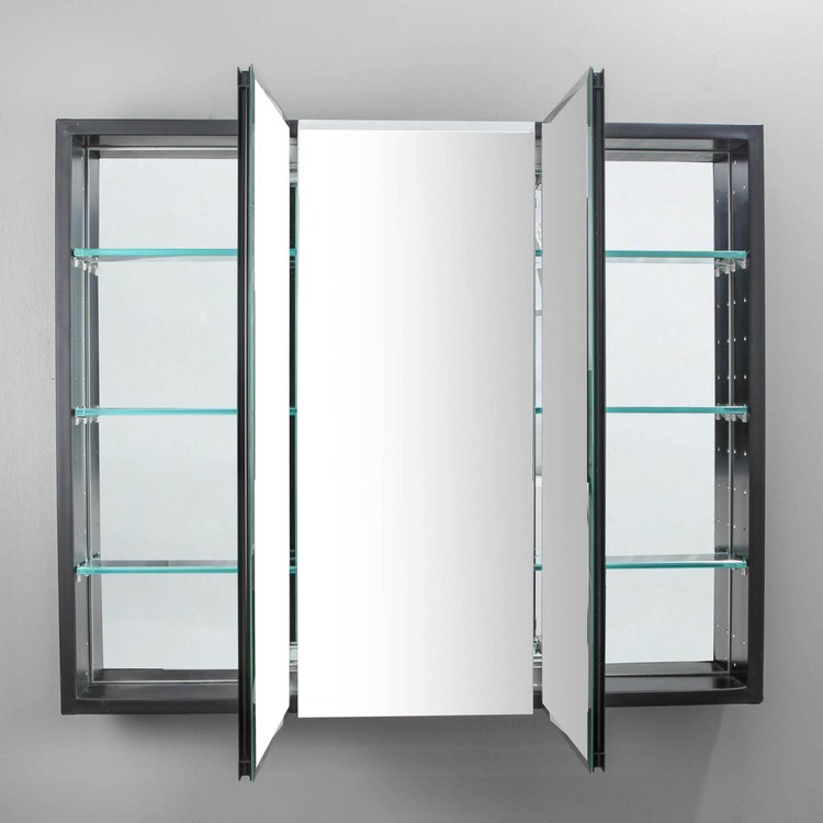 Buy Robern PLM3630B PL Series 36" Flat Dual Mount Triple Door Medicine