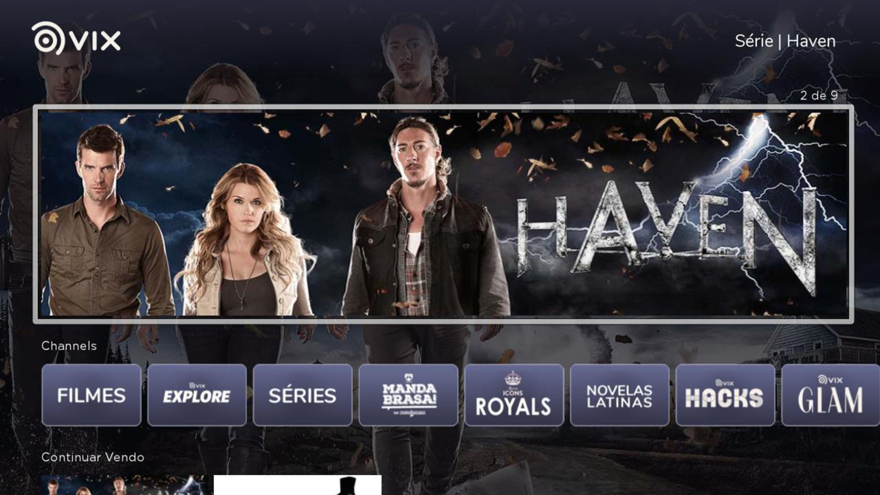VIX FILMES. TV. GRÁTIS Roku Channel Store Roku