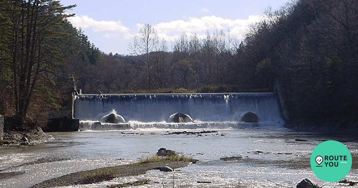 Scoby Power Plant and Dam POI RouteYou