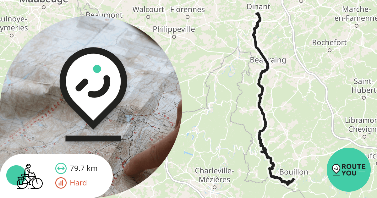 BouillonDinant Fietsroute RouteYou