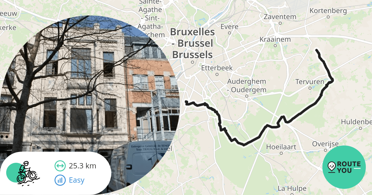 Sterrebeek Uccle Itinéraire VTT RouteYou