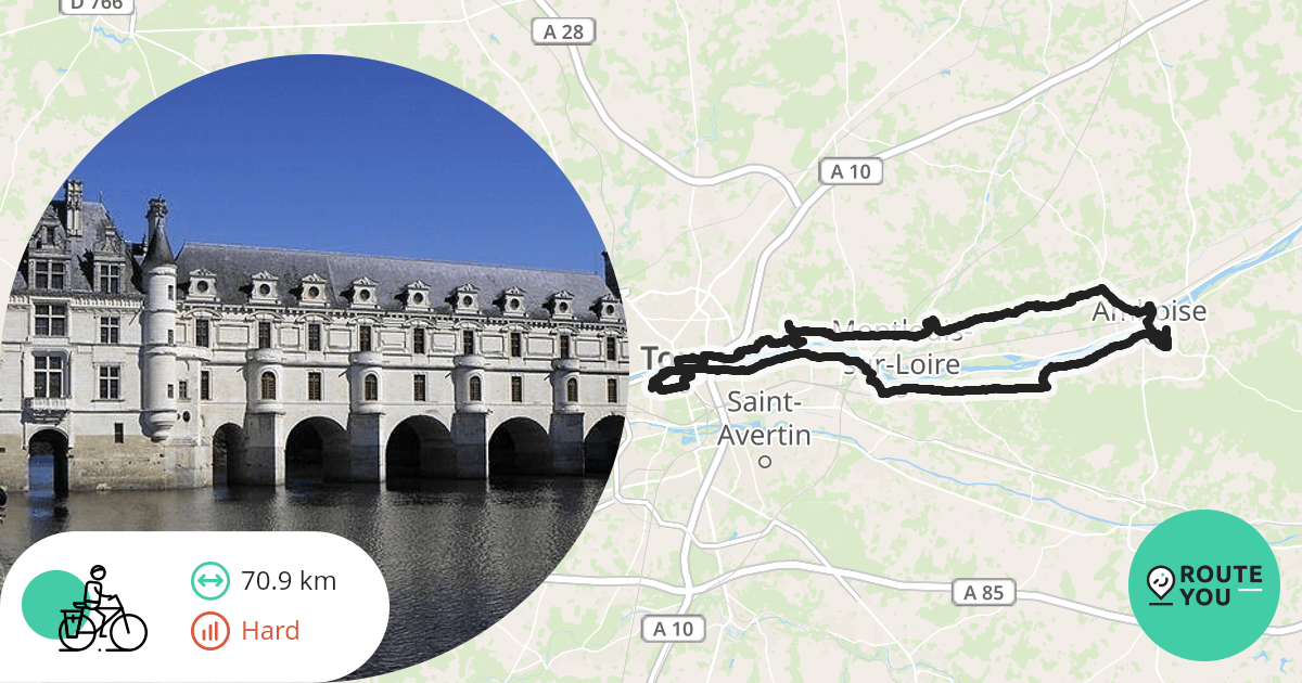 Amboise Tours Amboise Piste vélo récréative RouteYou