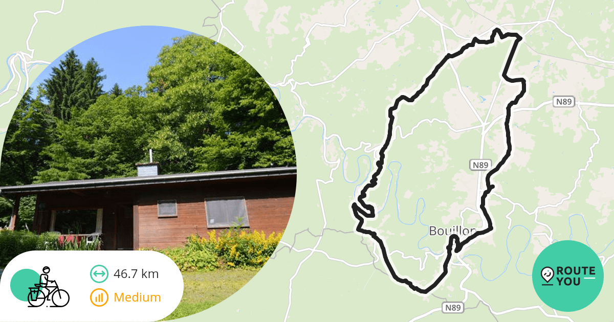 Eigenaardigheid langs je fietslus Republiek Bouillon Recreatieve