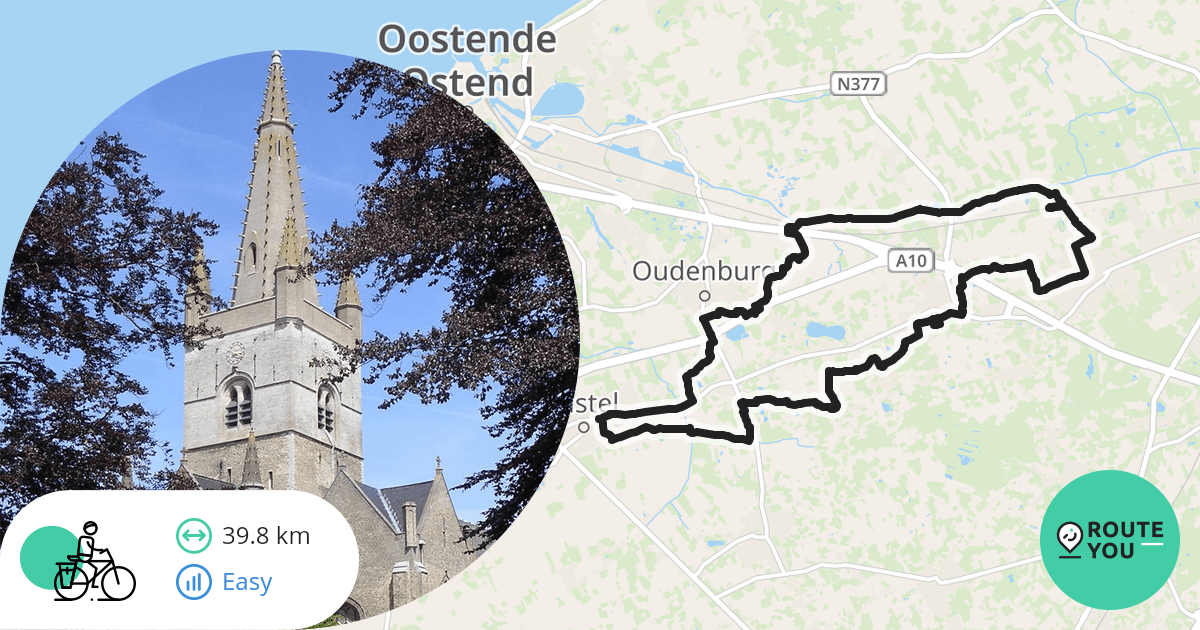 oud gemeentehuis varsenare Stadsfietsroute RouteYou
