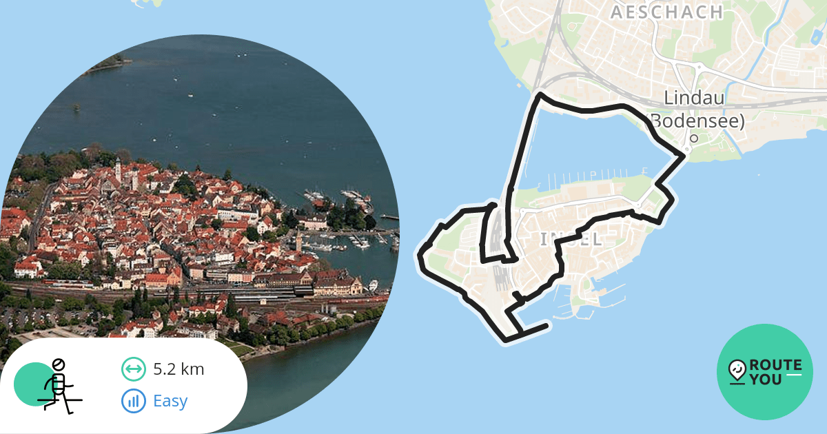 Stadtrundgang Lindau Insel Im Bodensee Freizeit Wanderroute Routeyou