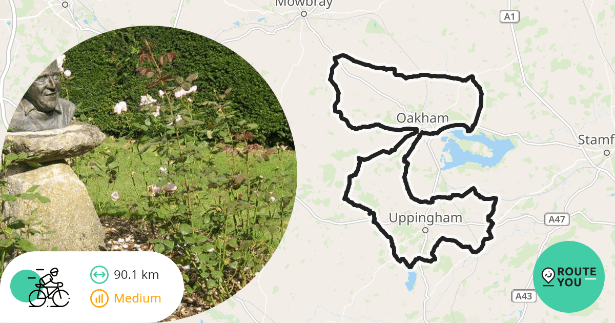 Tour of Rutland Road bike route RouteYou