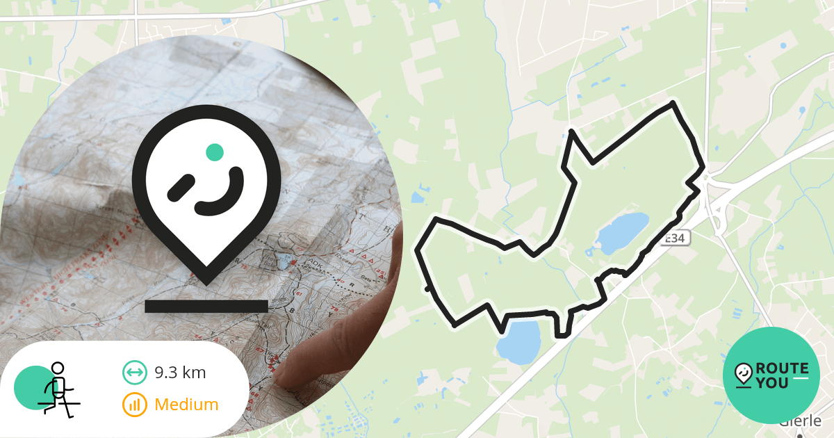 Lilse Bergen Wandelroute RouteYou