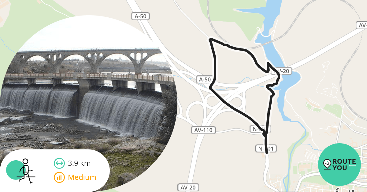 Recorre Ávila con senderos de gran recorrido Ruta a pie RouteYou