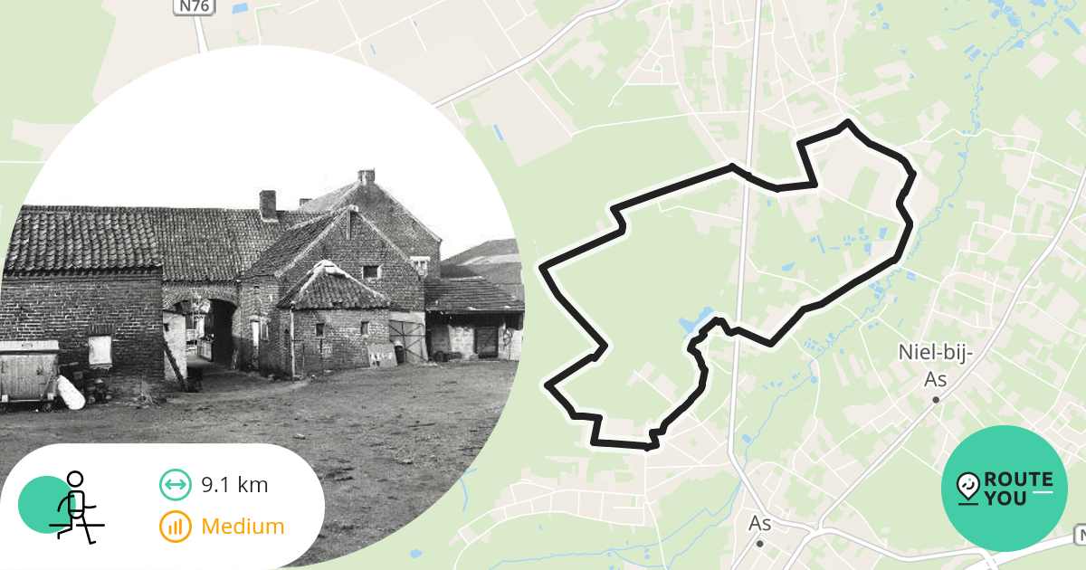 Oudsbergen Wandelroute RouteYou