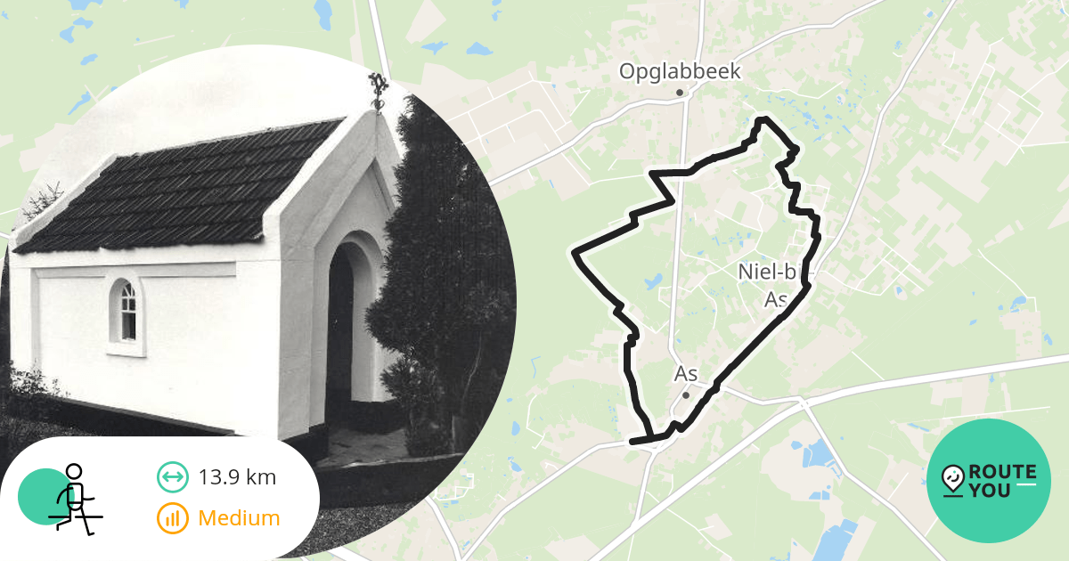 Oudsbergen Wandelroute RouteYou