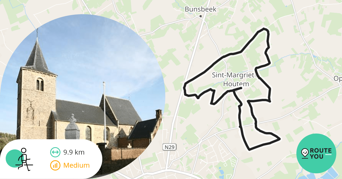 SintMargrieteHoutem Wandelroute RouteYou
