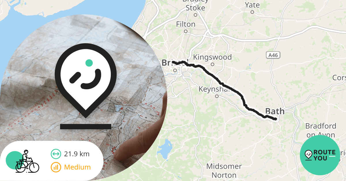 bristol to bath Cycle route RouteYou