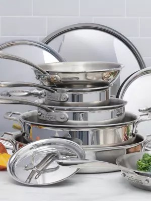10-Piece All Clad D3 Compact Set