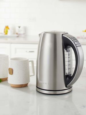 PerfecTemp 1.7 Cordless Electric Programmable Kettle CPK-17C, SILVER