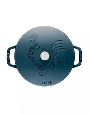 Staub La Mer 3.75-Quart French Rooster Cast Iron Cocotte | TheBay