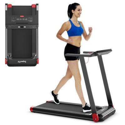 Costway Superfit Folding Electric Treadmill Compact Walking Running