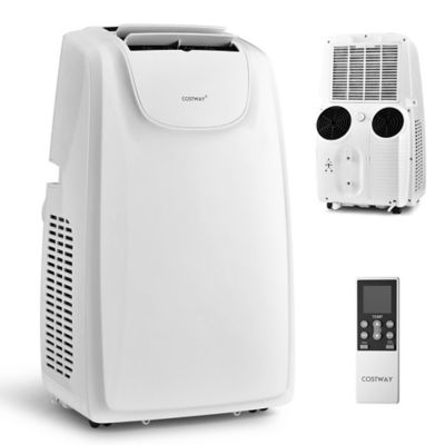 Costway 11,500 Btu Dual Hose Portable Air Conditioner 3-in-1 Ac Unit W
