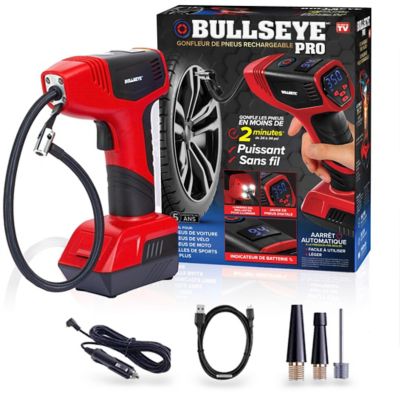 BULLSEYE Pro Cordless Rechargeable Digital 150 Psi Air Compressor Tire
